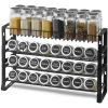 VEVOR Detachable Spice Rack Organizer for Cabinet, 4 Tie Stackable Seasoning Organizer