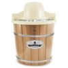 4Qt. Old Fashioned Pine Bucket Electric Ice Cream Maker