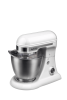 Geek Chef 4.8QT Electric Stand Mixer, 12 Speeds Tilt-head with Dough Hook, Whisk, Beater, Bowl, Rotary Knob, Home Kitchen Use, White