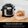 Ninja FD401 Foodi 12-in-1 Deluxe XL 8 qt. Pressure Cooker & Air Fryer that Steams, Slow Cooks, Sears, Sautés, Dehydrates & More