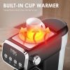 20 BAR Slim Vertical Espresso Machine with Milk Frother, Built-in Cup Warmer, 43 OZ Detachable Tank, for Rich Espresso, Americano, Latte
