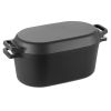 VEVOR Enameled Cast Iron Dutch Oven, 3.5 Quart Pot with Lid and Dual Handles, Heavy-Duty Durable Cookware Pan