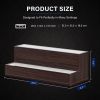 LED Lighted Liquor Bottle Display Shelf, 20 Inch Bar Display Shelf, DIY Illuminated Bottle Shelf with App & Remote Control