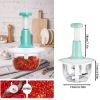 1pc; Manual Vegetable Chopper; Creative Garlic Masher; Reusable Meat Grinder; Household Kitchen Mini Food Chopper; Multifunctional Vegetable Crusher;