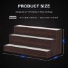 LED Lighted Liquor Bottle Display Shelf, 24 Inch Bar Display Shelf, DIY Illuminated Bottle Shelf with App & Remote Control