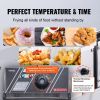 VEVOR Commercial Electric Deep Fryer Countertop Deep Fryer Dual Detachable Tanks