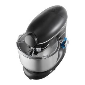 VEVOR 3-in-1 Multifunctional Stand Mixer, 6QT Stainless Steel Bowl, 660W 6+P Speeds Tilt-head Food Mixer with Dough Hook, Wire Whip, Flat Beater