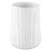 2 Pack 6.2" Ribbed Ceramic Kitchen Utensil Holder, White