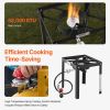 VEVOR 18 Qt Fish and Wing Fryer with Double Basket, Aluminum Propane Fish Fryer Kit, Outdoor Deep Fryer Seafood Pot with Thermometer and 58