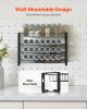 VEVOR Detachable Spice Rack Organizer for Cabinet, 4 Tie Stackable Seasoning Organizer