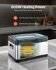 VEVOR Sous Vide Cooker, 800W Sous-Vide Machine, Suveed Cooking Machine with LED Digital Display, Glass Lid, Precise Temperature & Timer Control