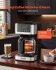 VEVOR Programmable Coffee Maker, 12 Cup Programmable Drip Coffee Makers with Touch Screen, 4-Hour Keep Warm Coffee Makers Drips