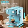 20 Bar Espresso Machine for home- Professional Compact Espresso Maker with Milk Frother Steam Wand, Pressure Gauge & 54oz Large Water Tank