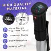 Sous Vide Cooker 1100W. Professional Thermal Immersion Circulator Cooker with Adjustable Clamp. Sous Vide Machines with Digital Timer. Ultra Quiet Sou