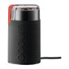 This 12oz stainless steel coffee mug features a built-in rechargeable battery that keeps beverages hot for up to 3 hours