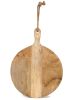 Handmade Round Wooden Chopping Board for Kitchen | Vegetable Cutting Wooden Board