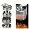 Herb Grinder Spice Herbal Metal Crusher Handle Hand Muller