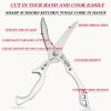 "Multi-Purpose Kitchen Shears - German Stainless Steel Construction - Perfect for Chicken, Fish & Vegetable Prep"