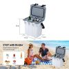Portable Ultra-Light Cooler 21 QT Hard Ice Chest for Indoor & Outdoor