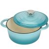 Dutch Oven,Dutch Oven Pot with Lid,5 QT Enamel Dutch Ovens with Dual Handles,Cast Iron Pot for Braiser,Cooking,Gifts for Family
